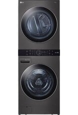 LG Electronics WKEX200HBA 27 in. Black Steel WashTower Laundry Center with 4.5 cu. ft. Front Load Washer and 7.4 cu. ft. Electric Dryer