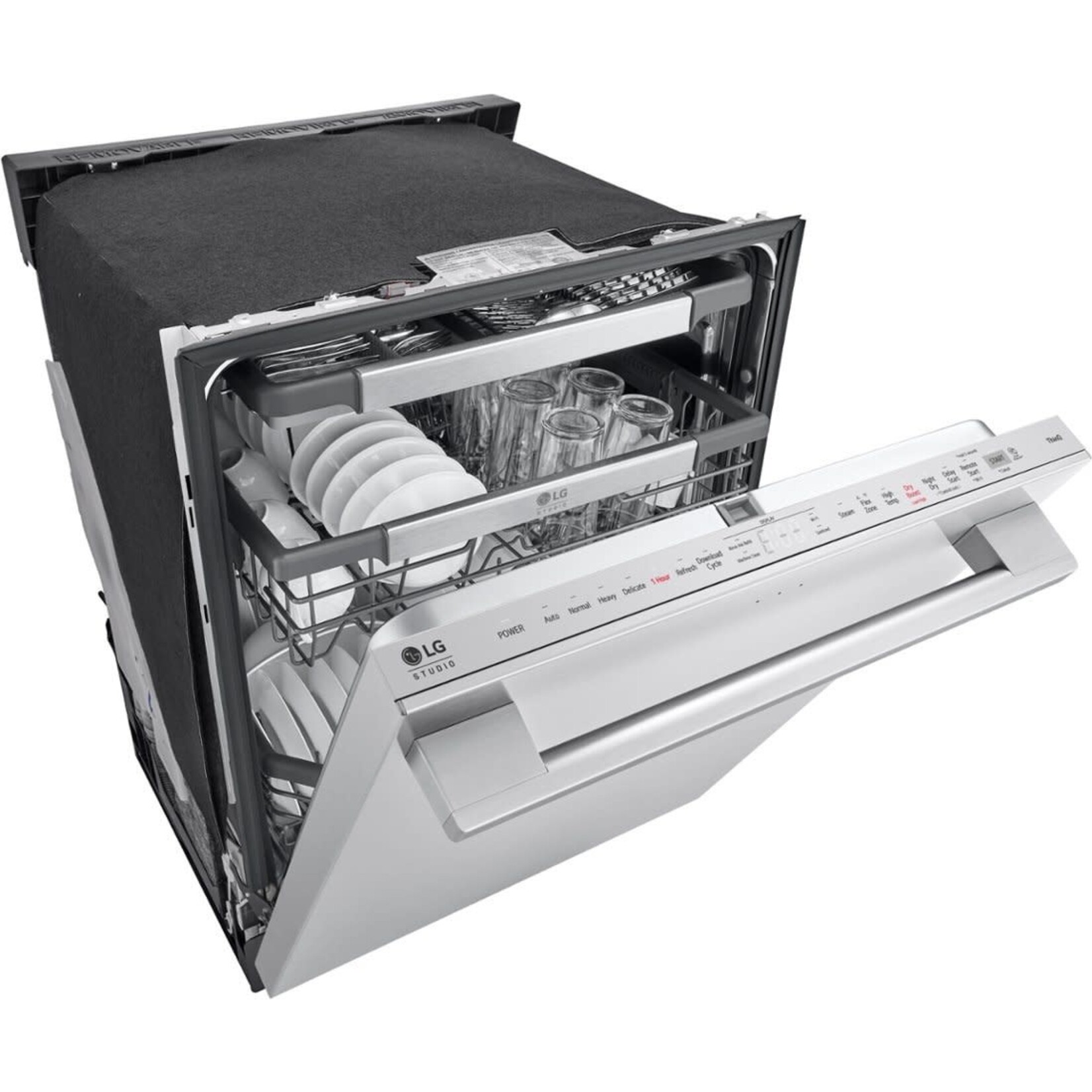 LG LUDP8908SN LG SIGNATURE Top Control Smart Wi-Fi Enabled Dishwasher with TrueSteam® and QuadWash™