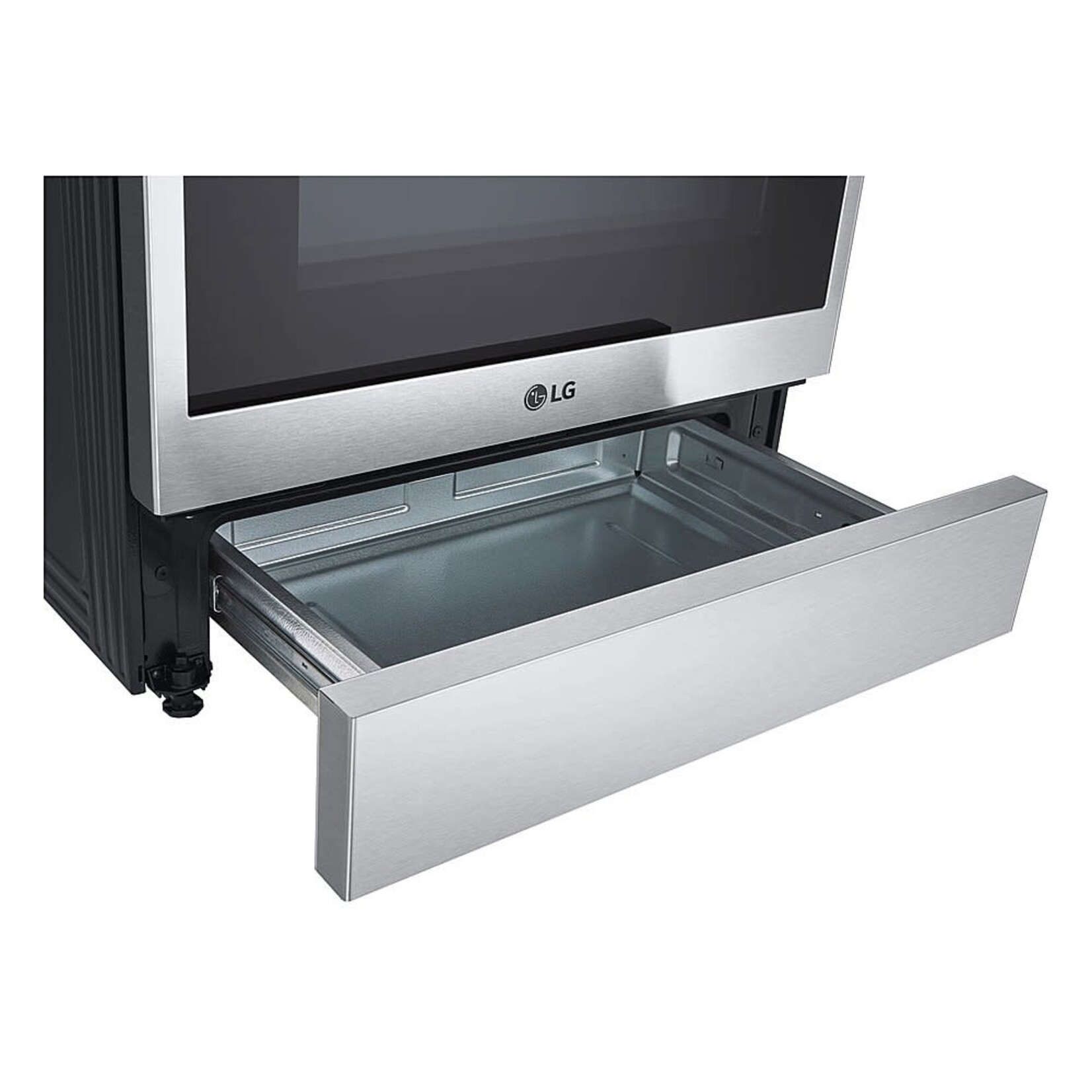 LG #LSDL6336F - LG 6.3 cu. ft. Freestanding  Gas Convection Dual Fuel Smart Range (Printproof Stainless Steel)