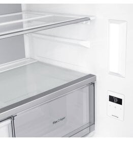SAMSUNG Samsung 23 cu. ft. Counter Depth 4-Door French Door Refrigerator with Beverage Center in Stainless Steel