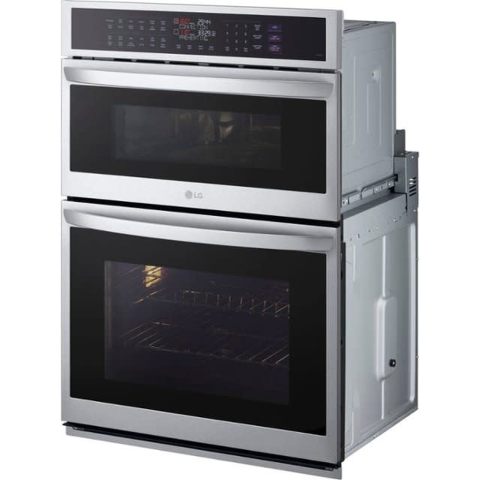 LG WCEP6427F  LG 6.4 cu. ft. Smart Combi Wall Oven with True Convection, InstaView, Air Fry Steam Sous Vide in PrintProof Stainless Stee