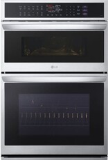 lg WCEP6427F  LG 6.4 cu. ft. Smart Combi Wall Oven with True Convection, InstaView, Air Fry Steam Sous Vide in PrintProof Stainless Stee