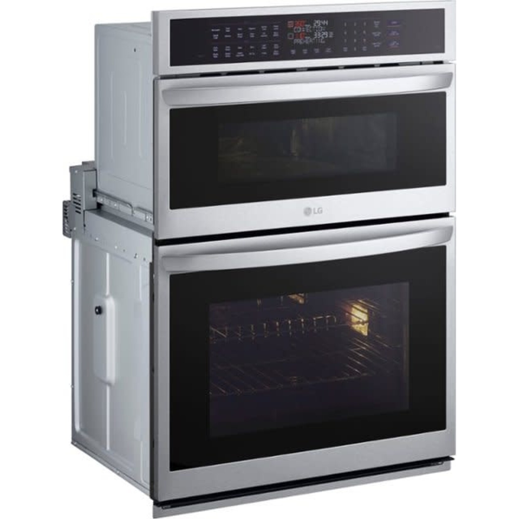 LG WCEP6427F  LG 6.4 cu. ft. Smart Combi Wall Oven with True Convection, InstaView, Air Fry Steam Sous Vide in PrintProof Stainless Stee