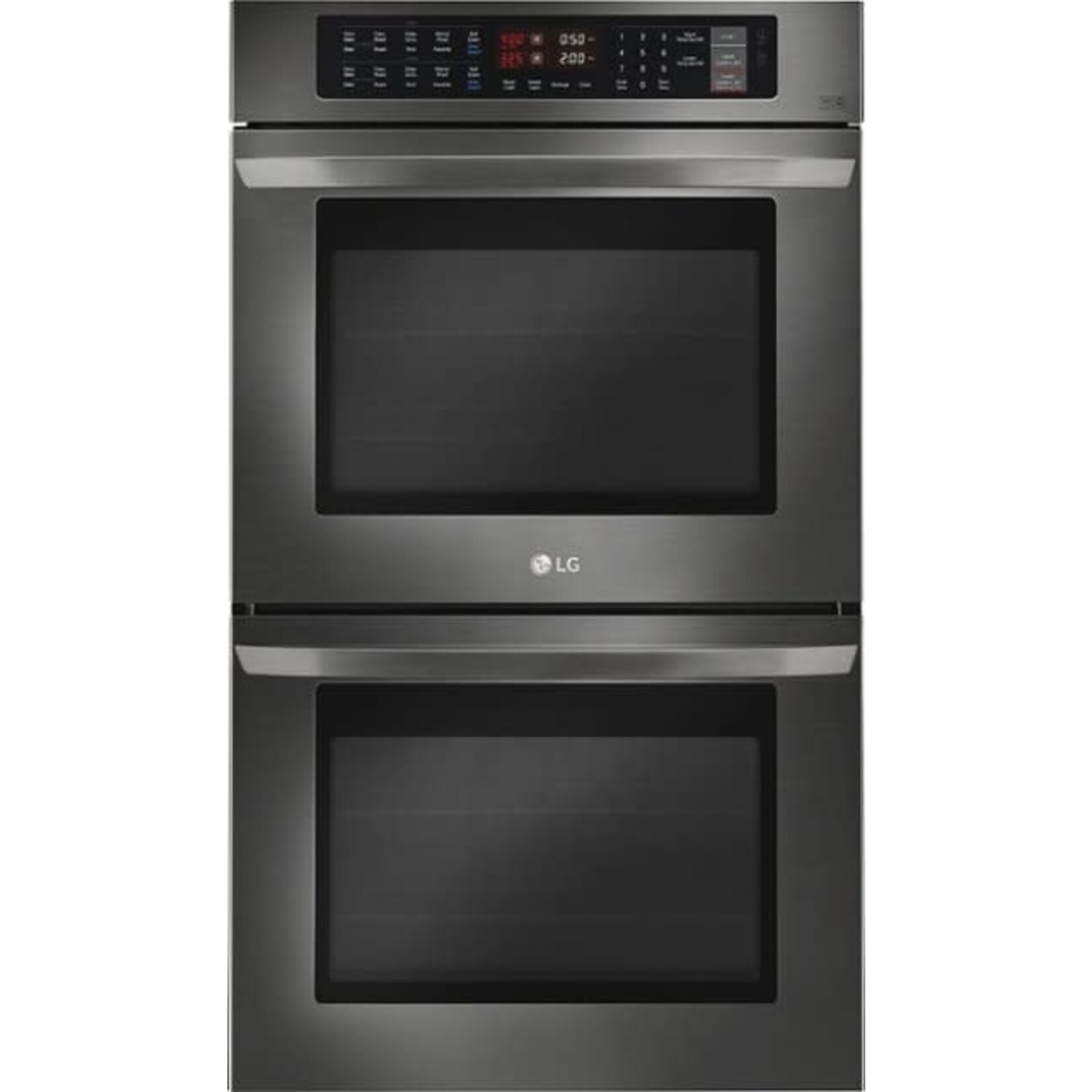 LG Electronics *LWD3063BD 30 in. Double Electric Wall Oven Self-Cleaning with Convection and EasyClean in Black Stainless Steel
