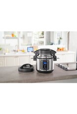 Crock-pot Crock-Pot - 8-Qt. Express Crock Programmable Slow Cooker and Pressure Cooker with Air Fryer Lid - Stainless Steel