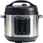Crock-Pot® #SCCPPC800-V1 Crock-Pot 8-Quart Multi-Use XL Express Crock Programmable Slow Cooker and Pressure Cooker with Manual Pressure, Boil & Simmer, Black Stainless