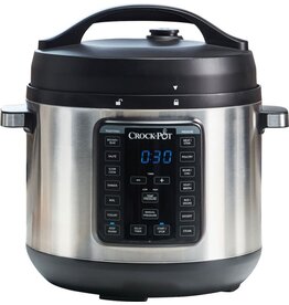 Crock-pot SCCPPC800-V1 Crock-Pot 8-Quart Multi-Use XL Express Crock Programmable Slow Cooker and Pressure Cooker with Manual Pressure, Boil & Simmer, Black Stainless