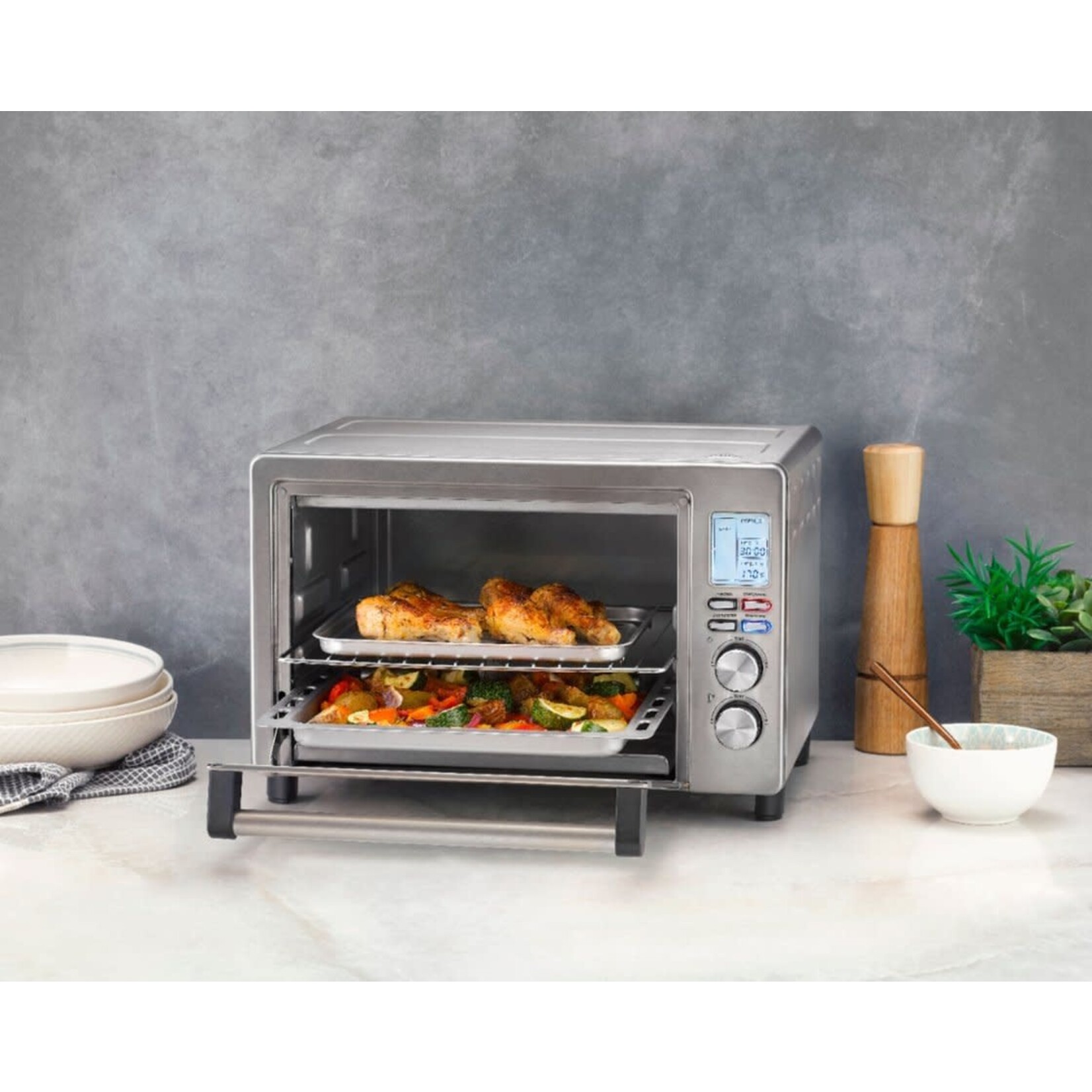 Bella Pro Series #90077 Bella Pro Series - Pro Series 6-Slice Toaster Oven - Stainless Steel