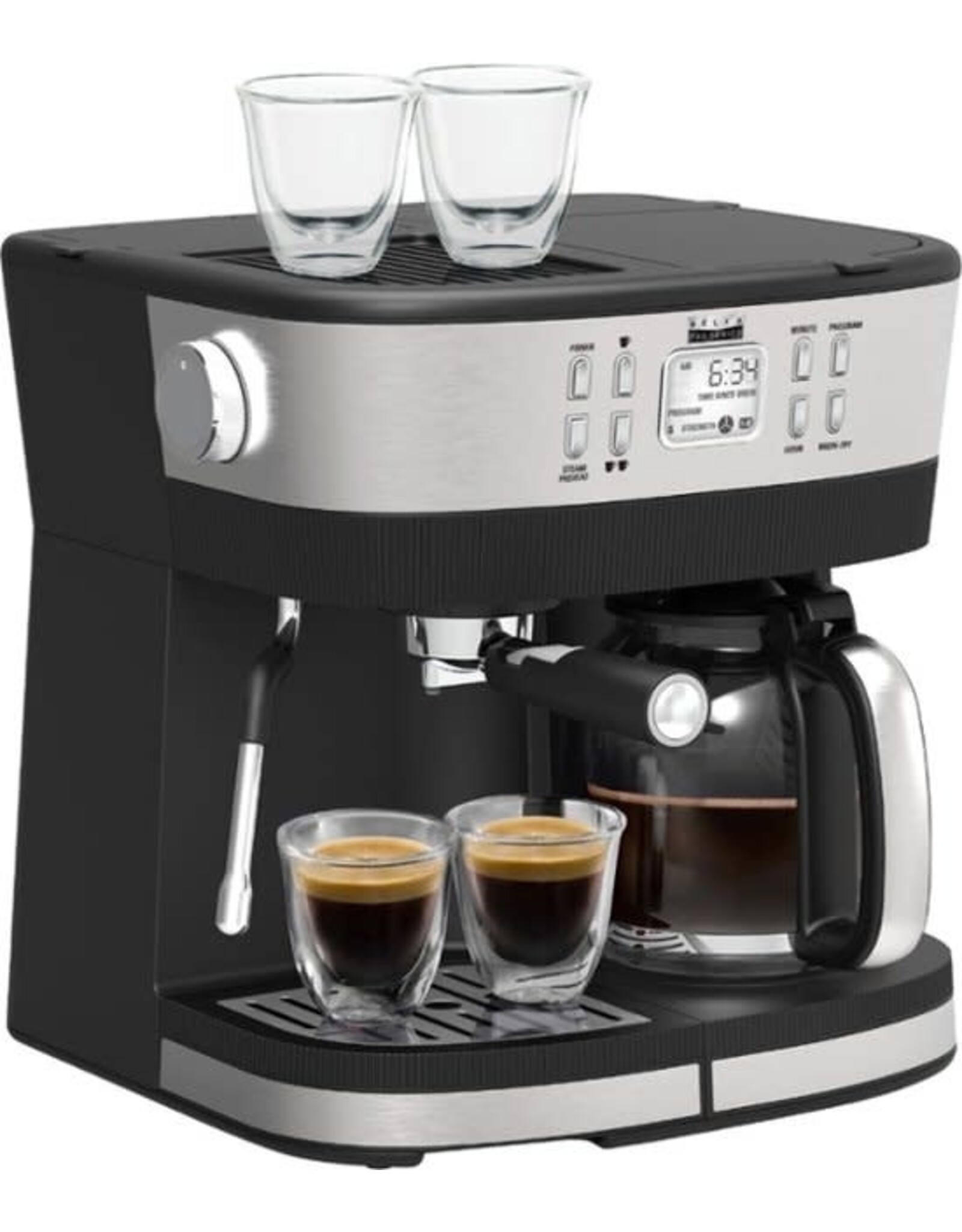 Combination Espresso Machine & 10-Cup Drip Coffeemaker