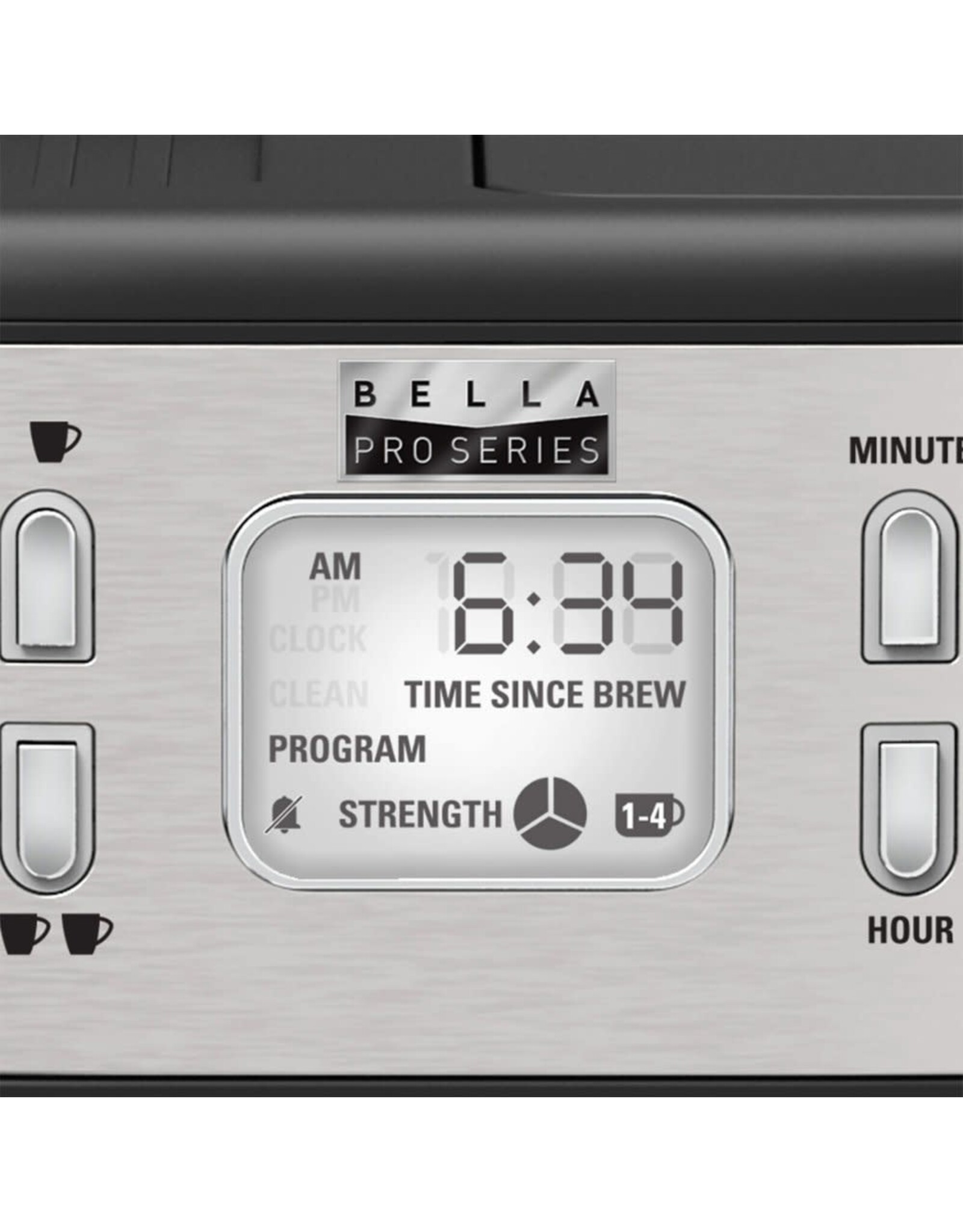 Bella Pro Series Capsule Coffee Maker and Milk Frother Black 90113