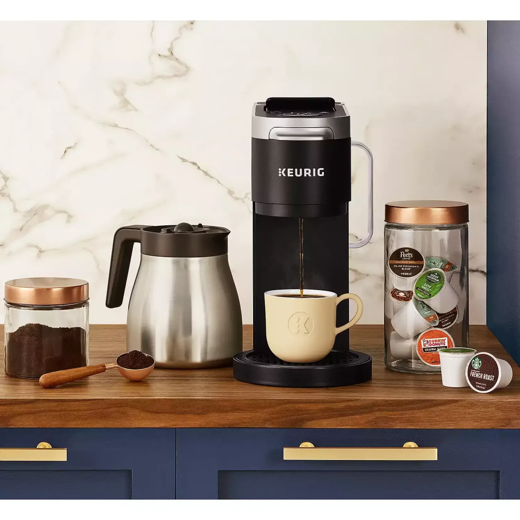 Keurig #5000204978 Keurig - K-Duo Plus 12-Cup Coffee Maker and Single Serve K-Cup Brewer - Black