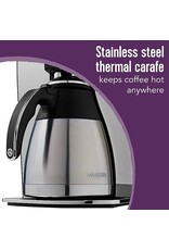 mr. coffee 2131962 Mr. Coffee - 10-Cup Coffee Maker with Thermal Carafe - Stainless-Steel/Black