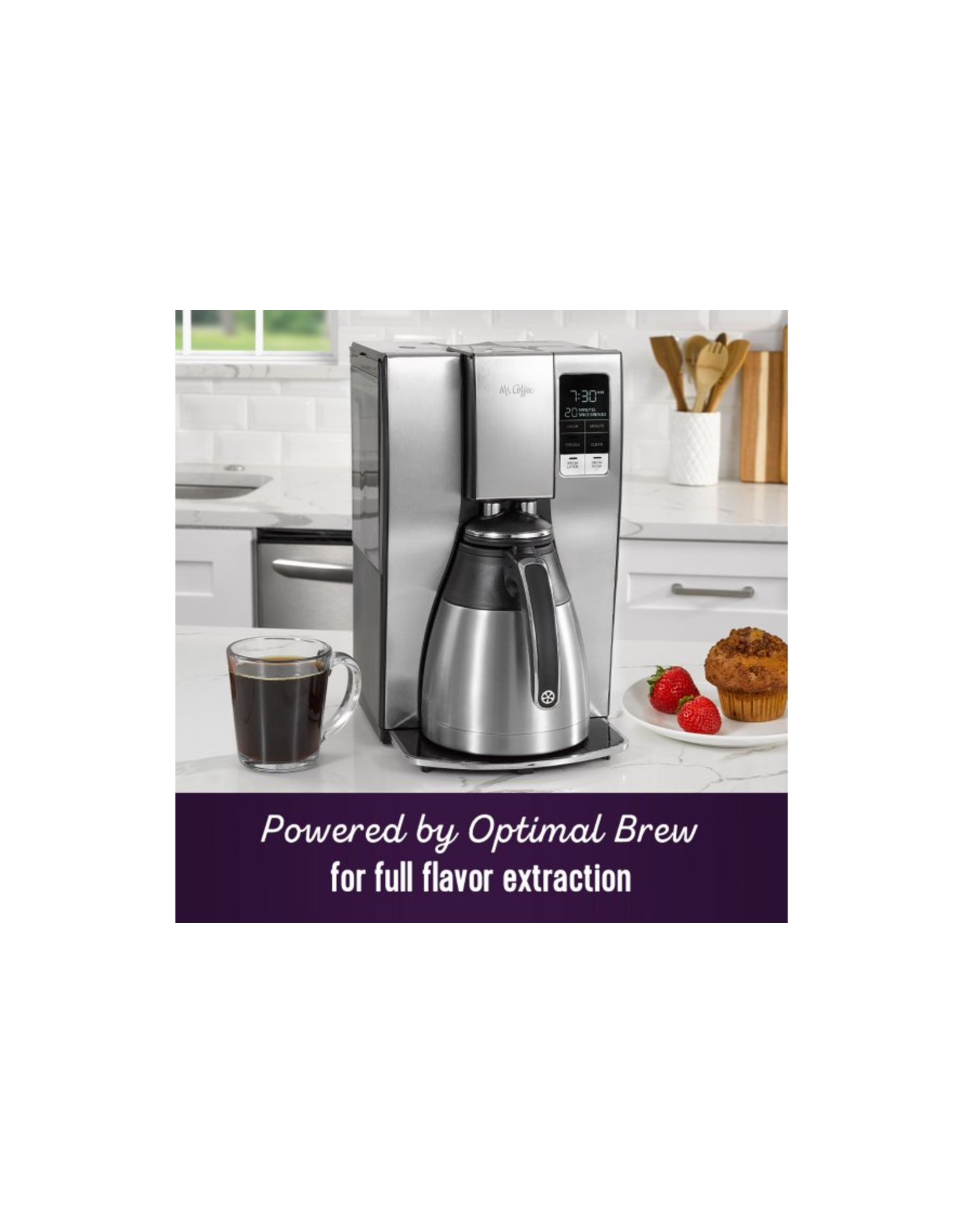 2121469 Mr. Coffee - Space-Saving Combo 10-Cup Coffee Maker and Pod Single  Serve Brewer - Stainless-Steel/Black - Black Friday