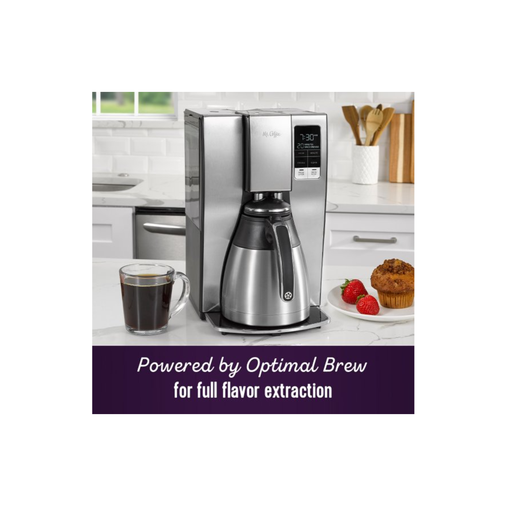 Mr. Coffee 10 Cup Coffee Maker with Thermal Carafe Stainless Steel Black Black Friday
