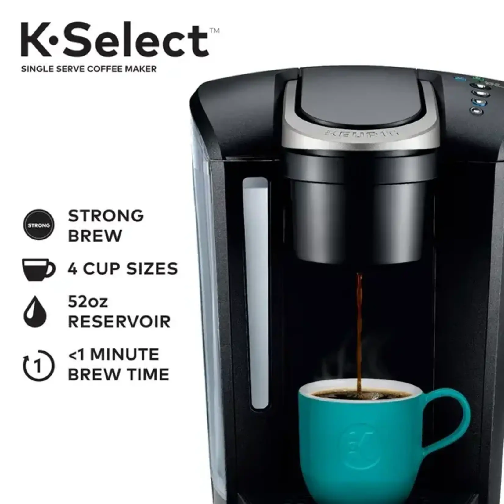 Keurig #K-SELECT-K80 Keurig  Serve K-Cup Pod Coffee Maker
