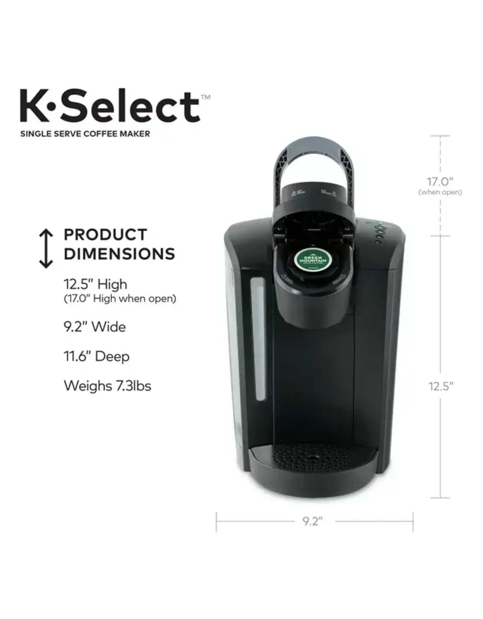 keurig K-SELECT-K80 Keurig  Serve K-Cup Pod Coffee Maker