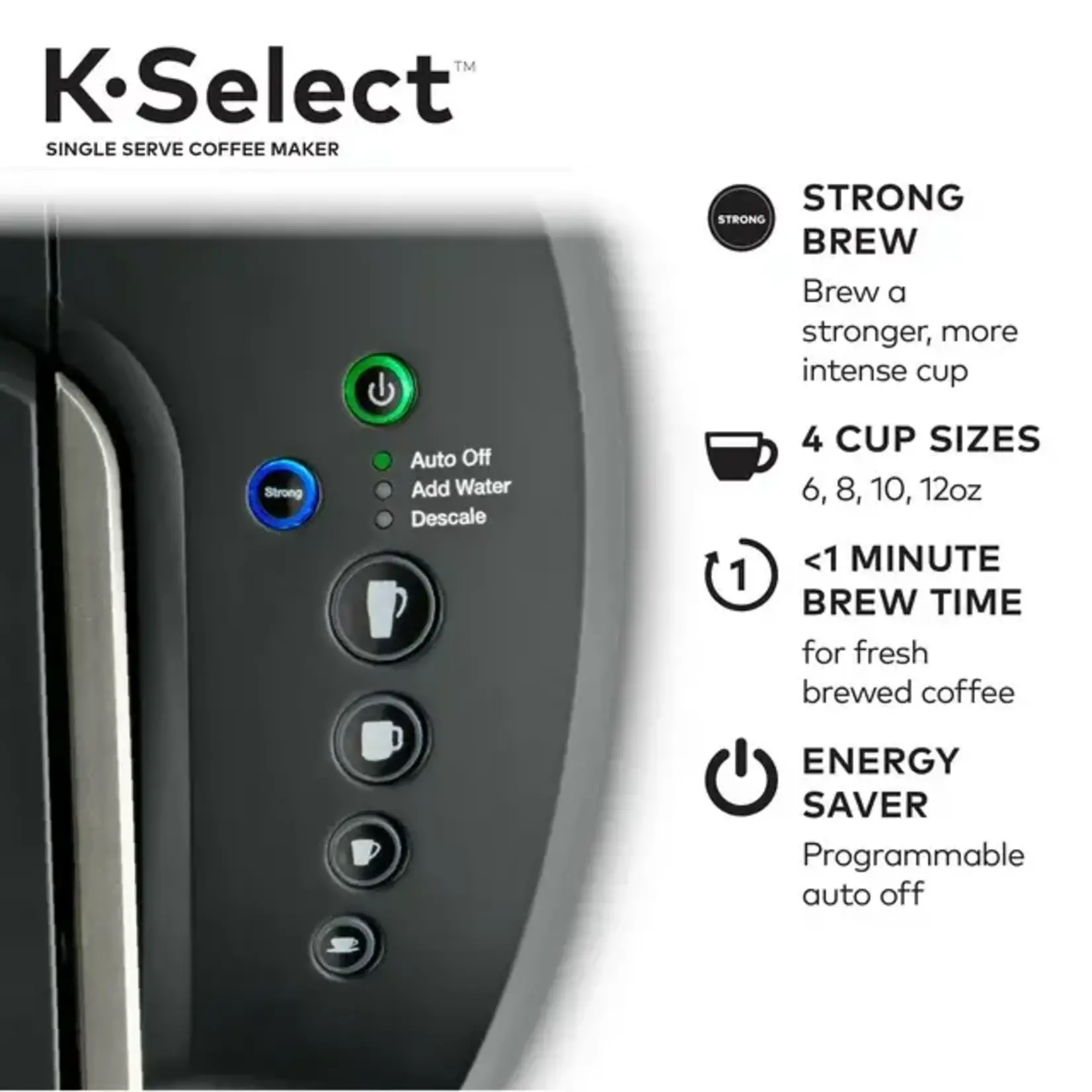 Keurig #K-SELECT-K80 Keurig  Serve K-Cup Pod Coffee Maker