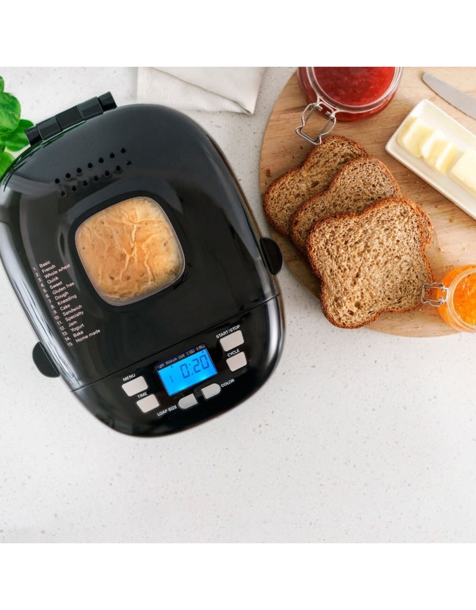 Bella pro Bella Pro Series - 2-lb. Bread Maker - Black