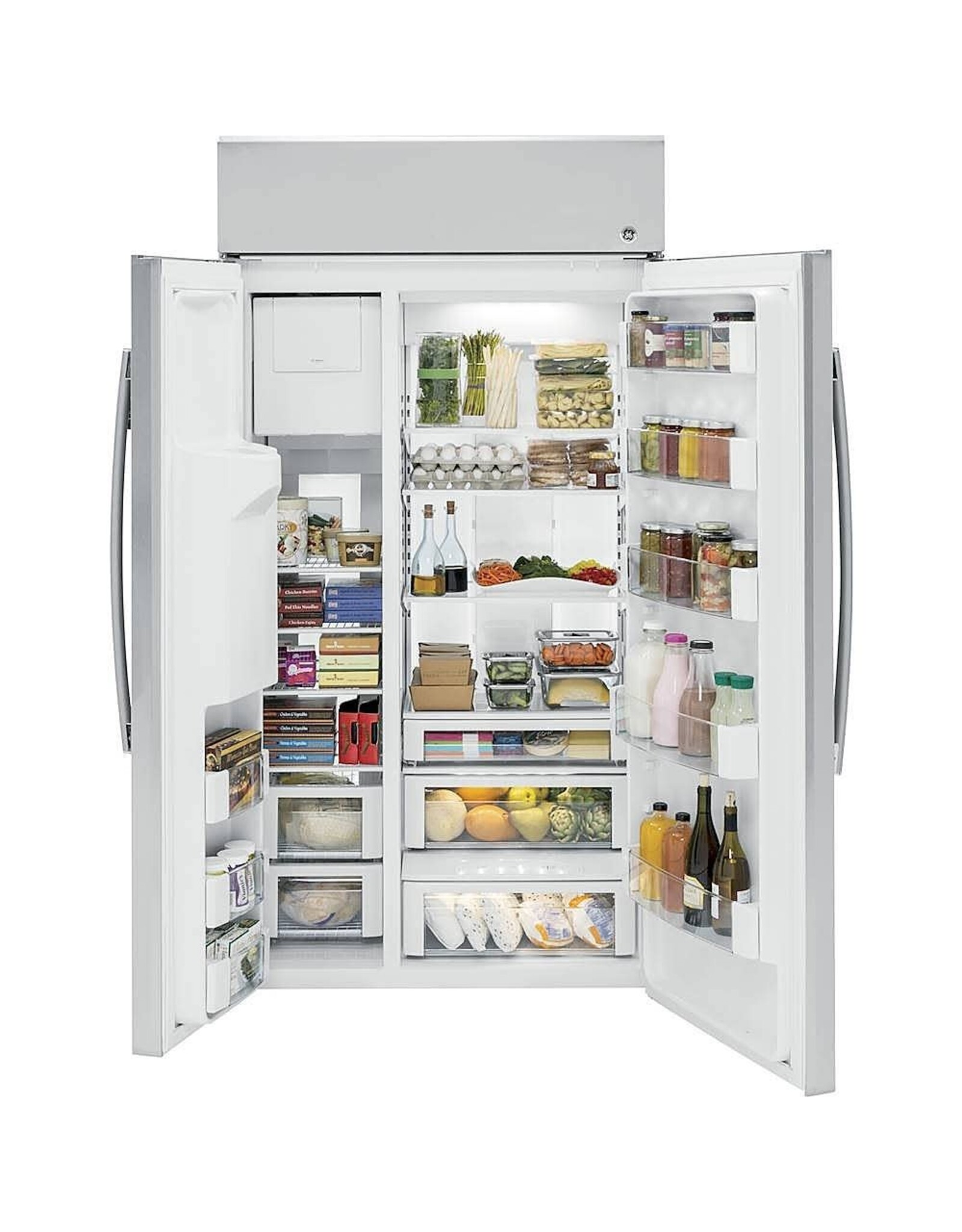 GE PROFILE PSB48YSKSS Profile 28.7 cu. ft. Built-In Side by Side Refrigerator in Stainless Steel