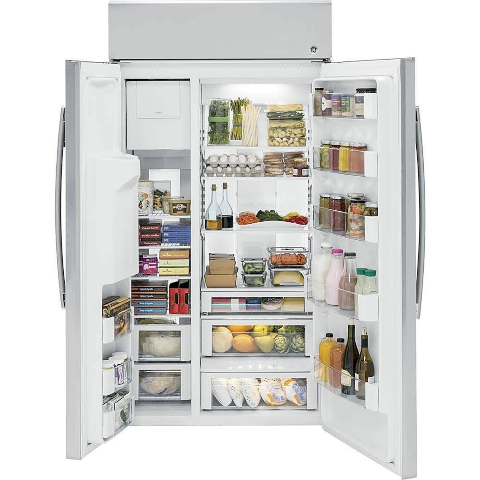 GE Profile PSB48YSKSS Profile 28.7 cu. ft. Built-In Side by Side Refrigerator in Stainless Steel