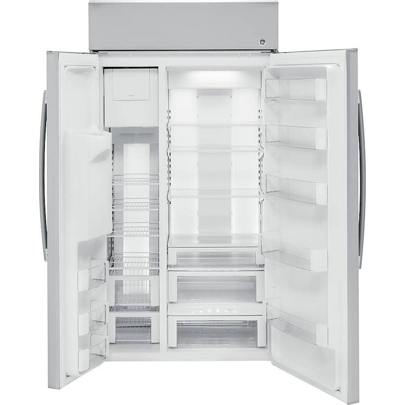 GE Profile PSB48YSKSS Profile 28.7 cu. ft. Built-In Side by Side Refrigerator in Stainless Steel