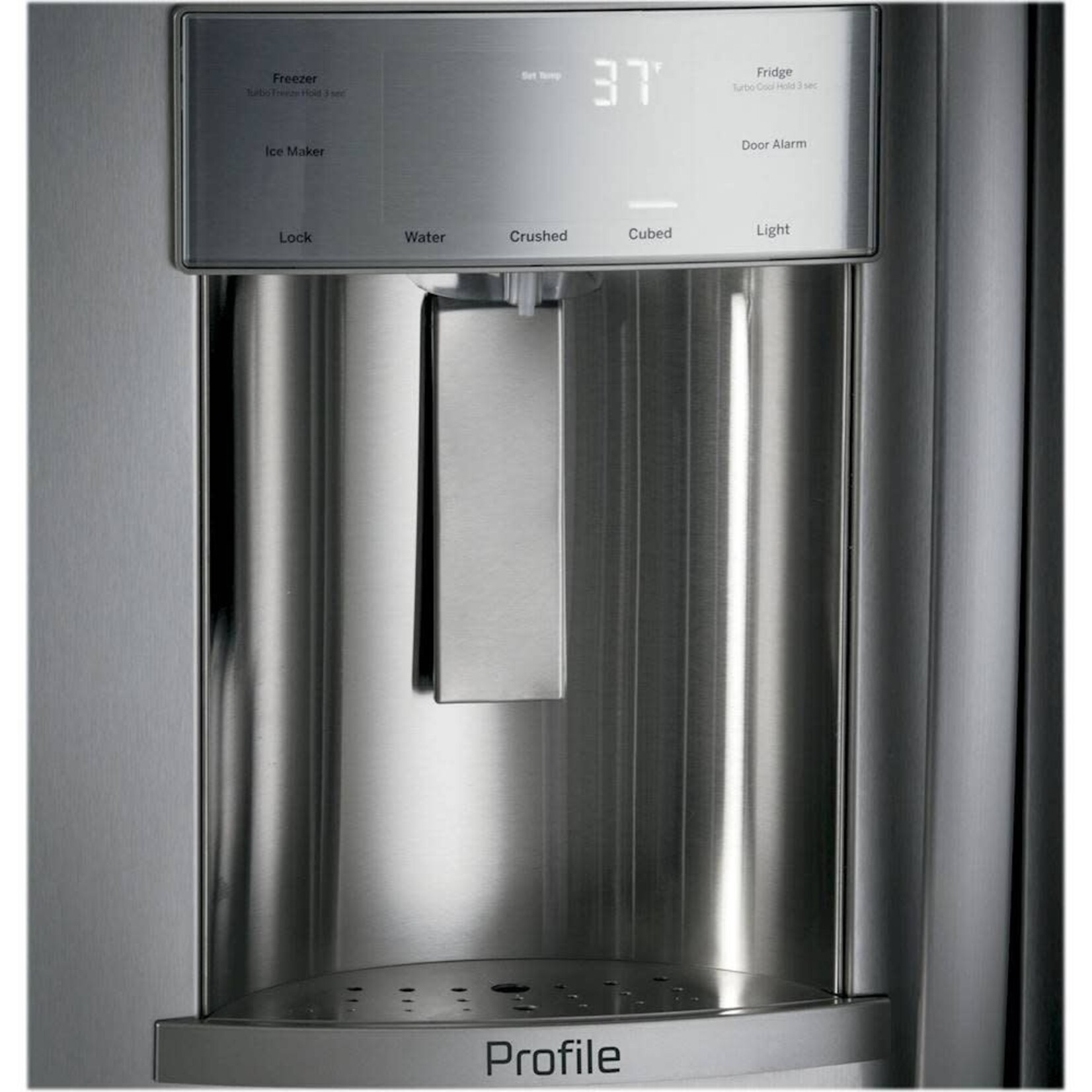 GE Profile PSB48YSKSS Profile 28.7 cu. ft. Built-In Side by Side Refrigerator in Stainless Steel