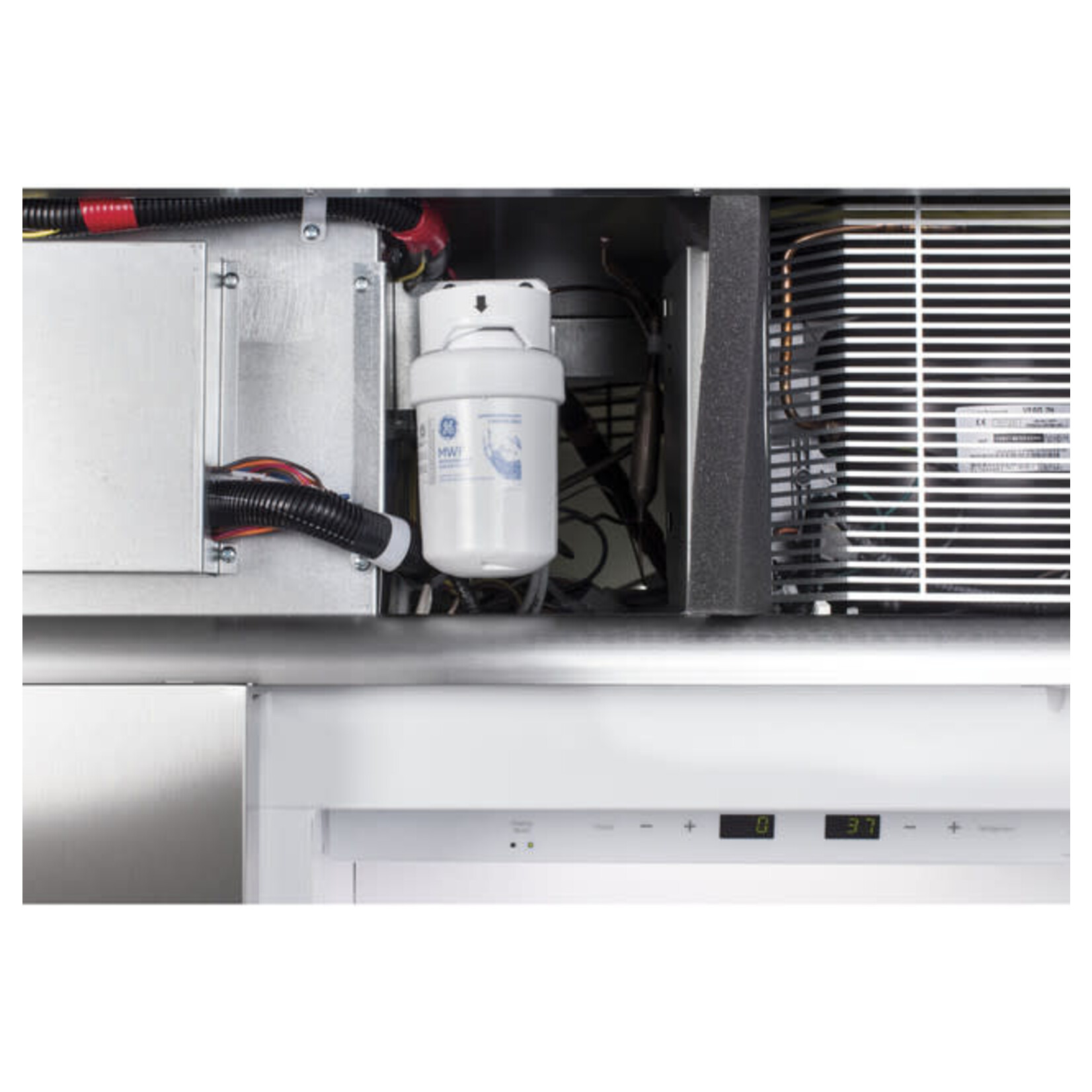 GE Profile PSB48YSKSS Profile 28.7 cu. ft. Built-In Side by Side Refrigerator in Stainless Steel