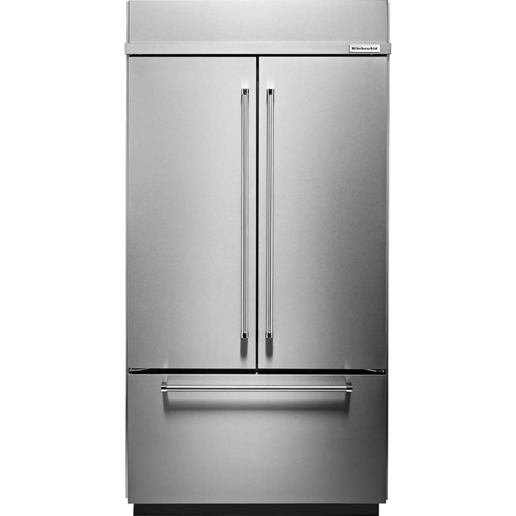 KitchenAid KBFN502ESS KAD No Frost Bottom - Built-in Refr Frez - 42" FRENCH DOOR, PLATINUM INTERIOR, STAI