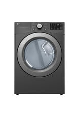 lg DLE3470M 7.4 cu. ft. Vented Stackable Electric Dryer in Middle Black with Sensor Dry Technology