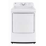 LG #DLG6101W  7.3 Cu.Ft. Vented Gas Dryer in White with Sensor Dry Technology