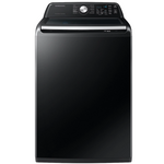 SAMSUNG #*WA47CG3500AVA4 - Samsung 4.7 cu.ft. Large Capacity Smart Top Load Washer with Active WaterJet in Brushed Black