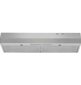 WHIRLPOOL WVU17UC0JS Whirlpool 30 in. Under Cabinet Range Hood with LED Light in Stainless Steel