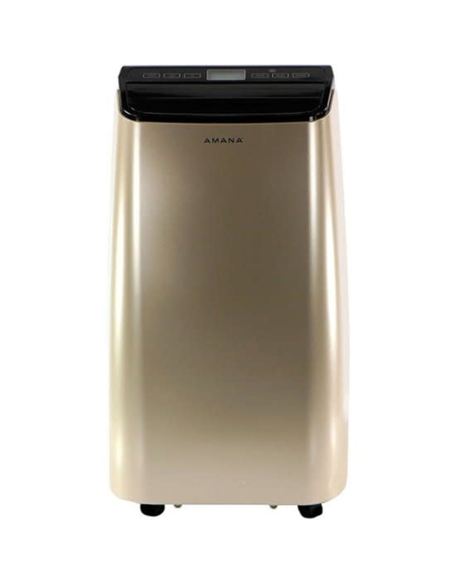 AMANA AMAP121AD-2 Amana 7,500 BTU Portable Air Conditioner Cools 500 Sq. Ft. with LCD Display, Auto-Restart and Wheels in Gold