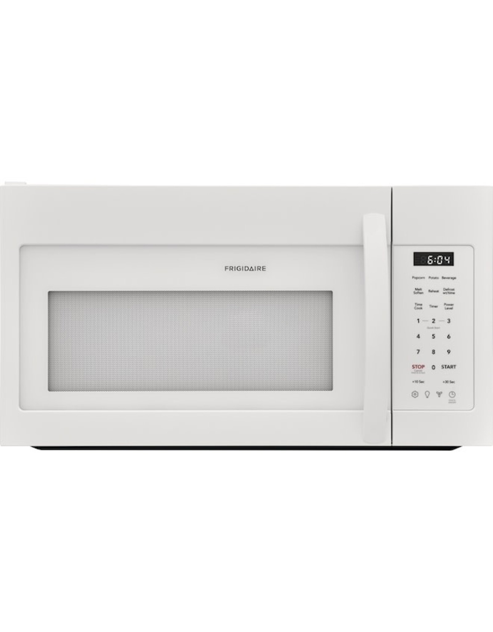 FRIGIDAIRE FMOS1846BW  30 in Width 1.8 cu. ft. 1000 Watt Over the Range Microwave with Charcoal Filter 300 CFM in White
