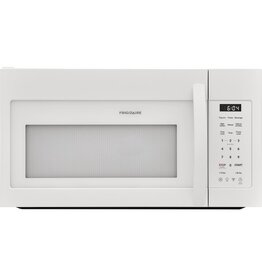 FRIGIDAIRE FMOS1846BW  30 in Width 1.8 cu. ft. 1000 Watt Over the Range Microwave with Charcoal Filter 300 CFM in White