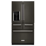 KitchenAid #*KRMF706EBS KAD No Frost Multi Dr -FreeStandg Refr Frez - 26 CU FT, 36" WIDTH, 5 DOOR FRENCH DOOR,