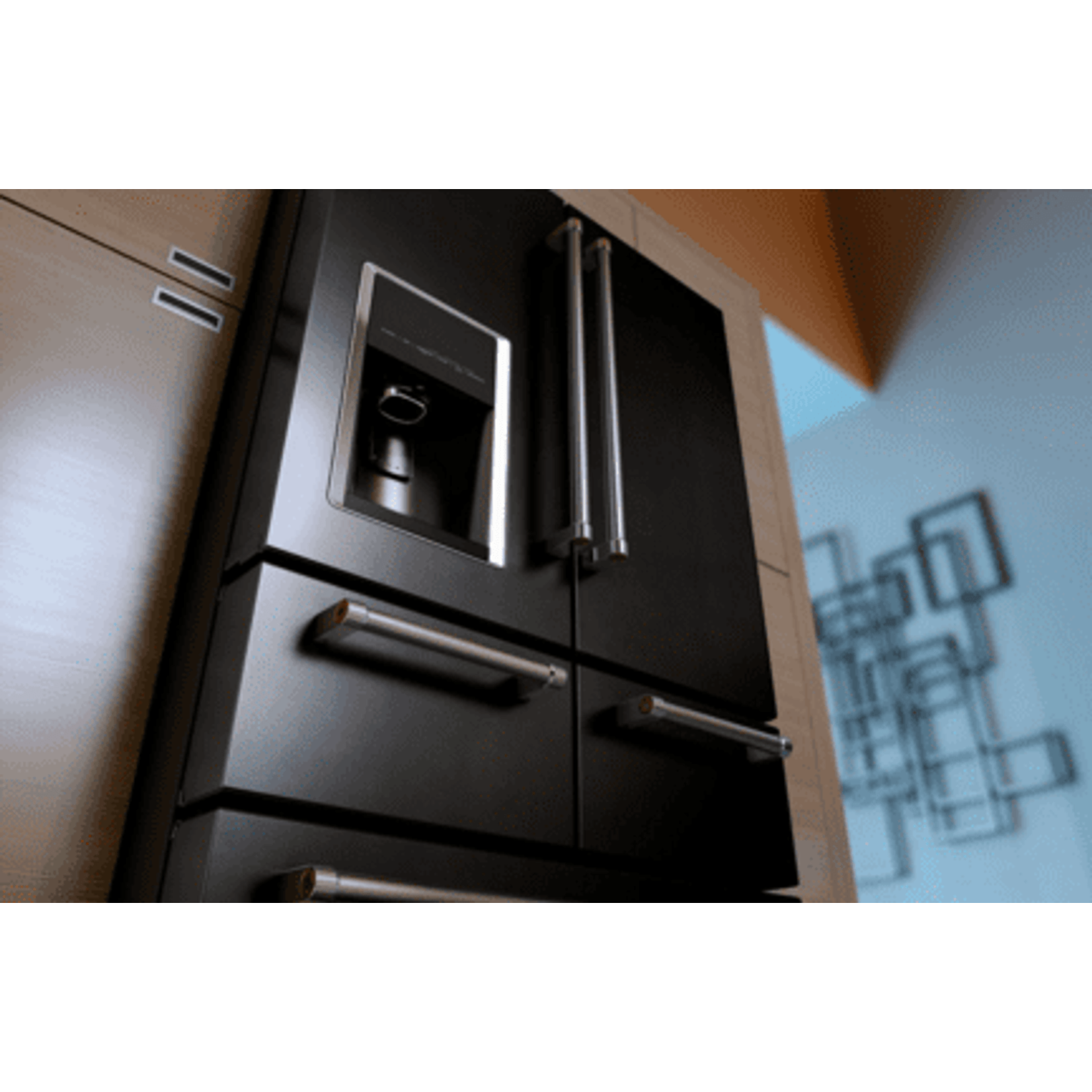 KitchenAid #*KRMF706EBS KAD No Frost Multi Dr -FreeStandg Refr Frez - 26 CU FT, 36" WIDTH, 5 DOOR FRENCH DOOR,