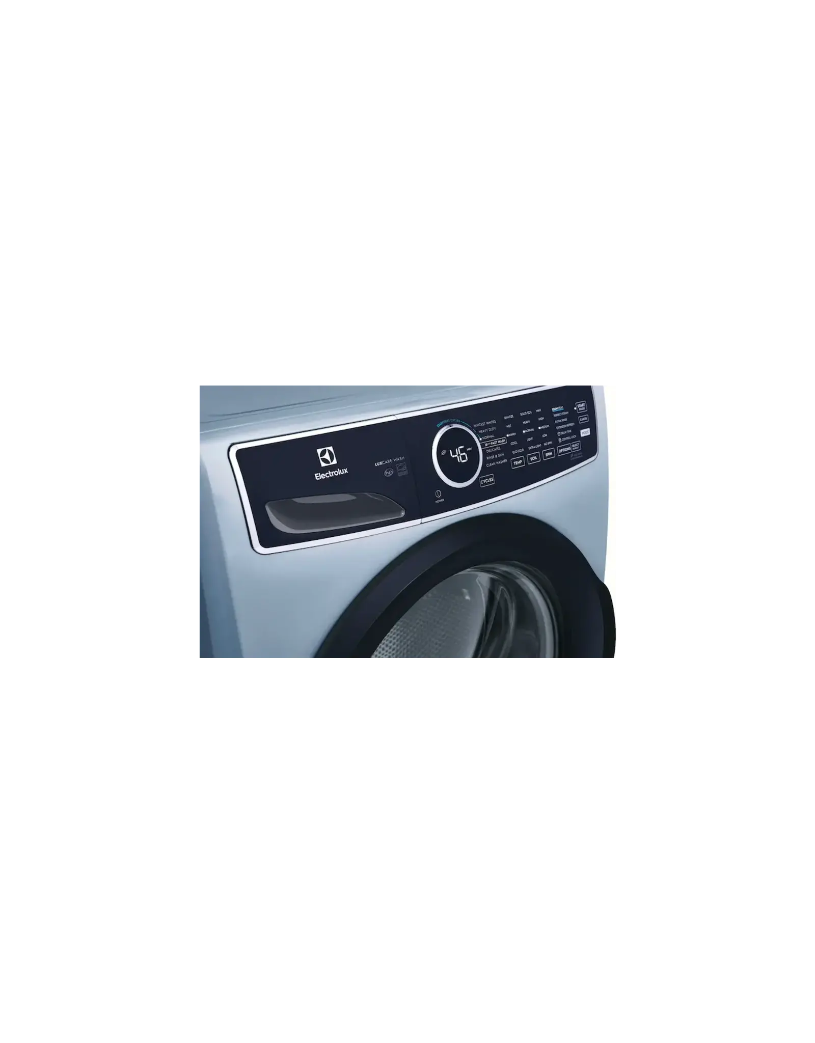 ELECTR0LUX ELFW7437AG Electrolux 4.5-cu ft High Efficiency Stackable Steam Cycle Front-Load Washer (Glacier Blue) ENERGY STAR
