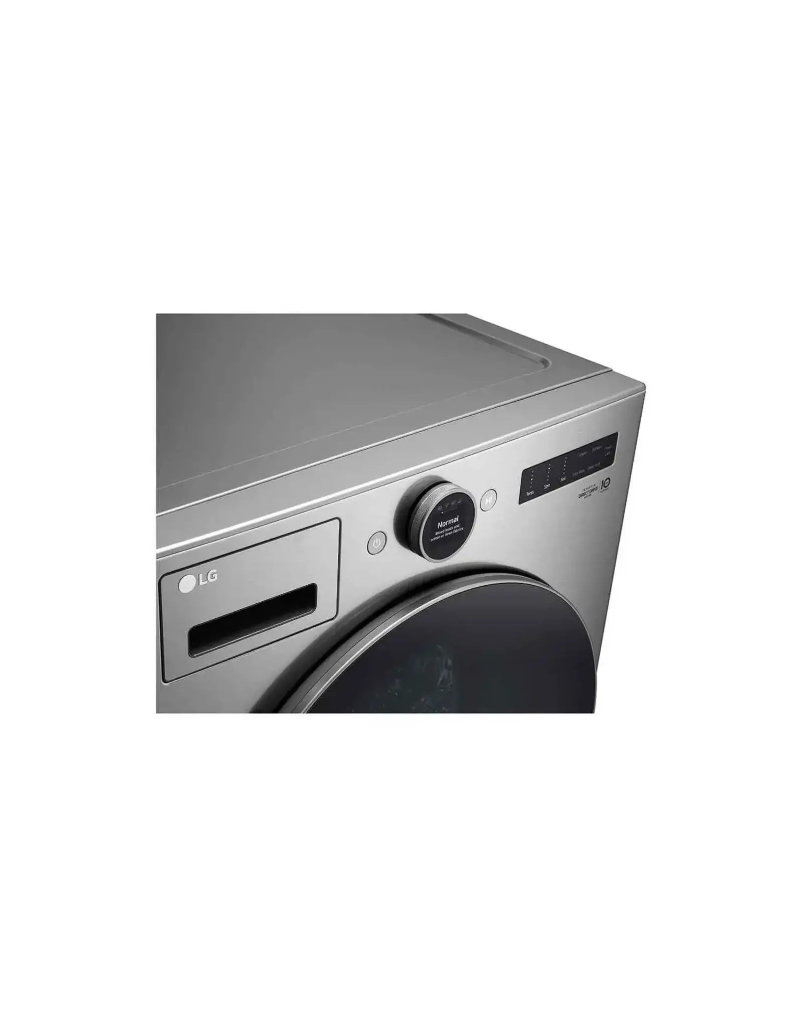 LG Electronics WM5500HVA LG TurboWash 360 4.5-cu ft High Efficiency Stackable Steam Cycle Smart Front-Load Washer (Graphite Steel) ENERGY STAR