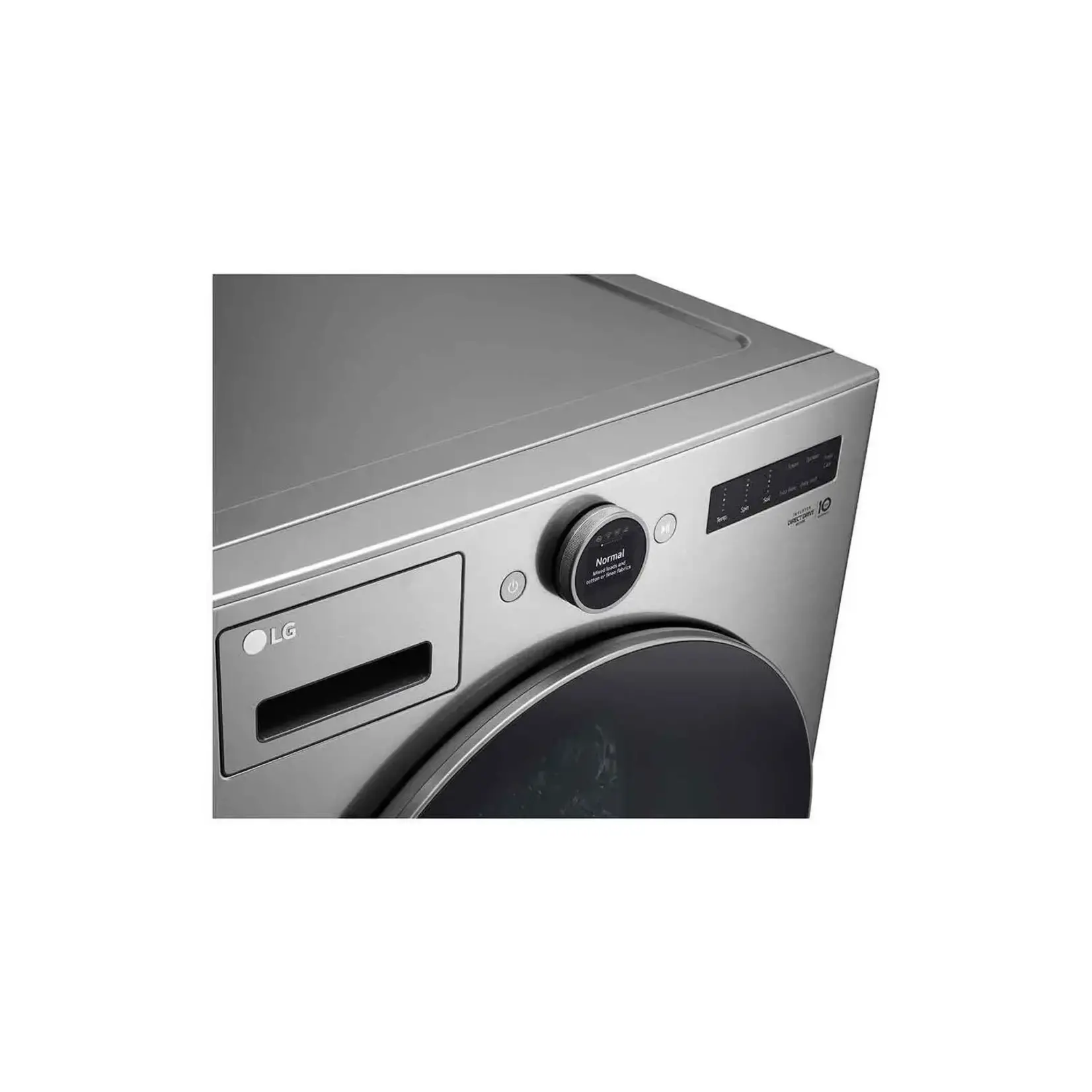 LG Electronics #*WM5500HVA - LG TurboWash 360 4.5-cu ft High Efficiency Stackable Steam Cycle Smart Front-Load Washer (Graphite Steel) ENERGY STAR