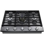 SAMSUNG NA36N7755TS Samsung 36 in. Gas Cooktop in Stainless with 5 Burners including Dual Brass Power Burner with Wi-Fi