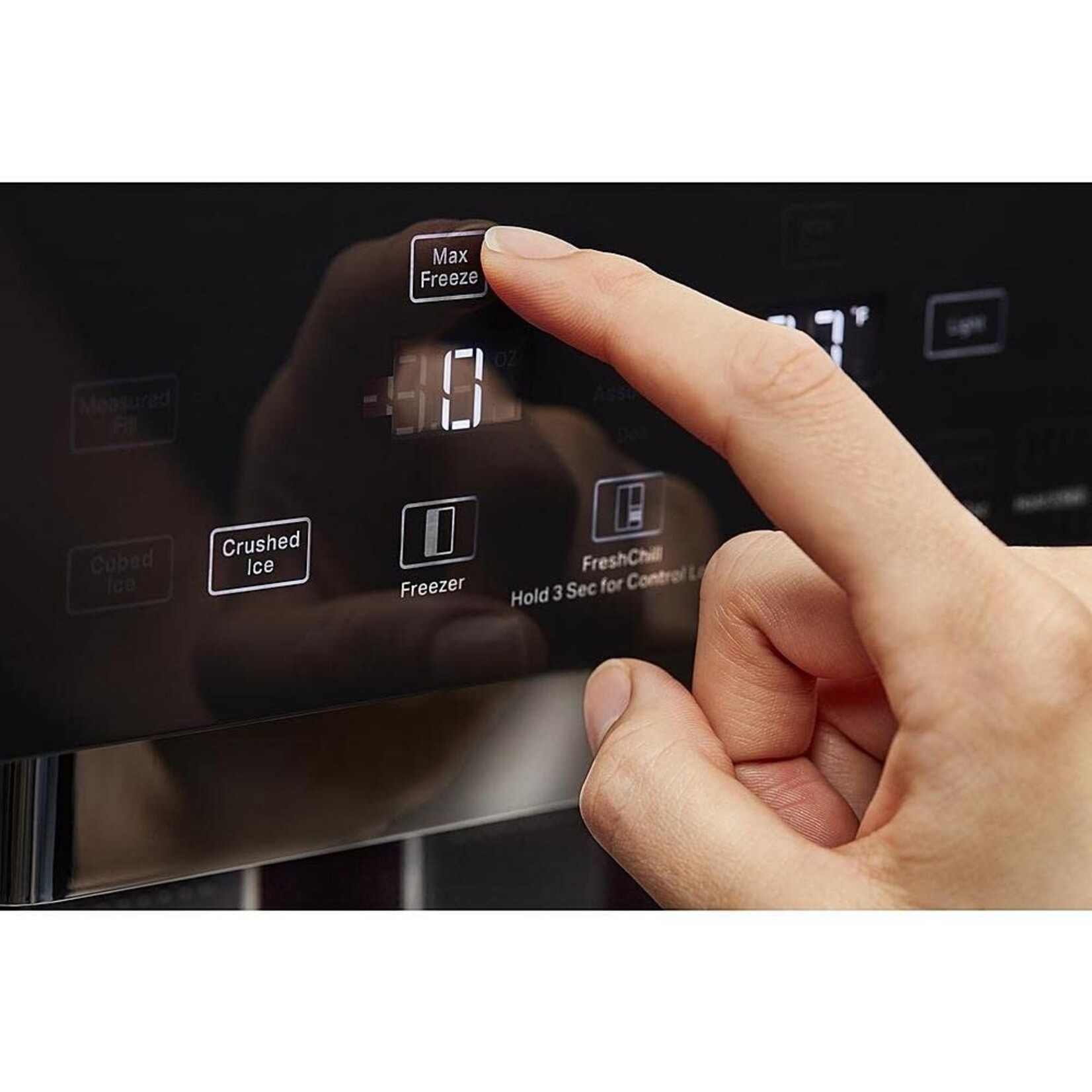 KitchenAid 29.4 cu. ft. - Built-In, Side by Side Refrigerator in Stainless Steel with PrintShield Finish