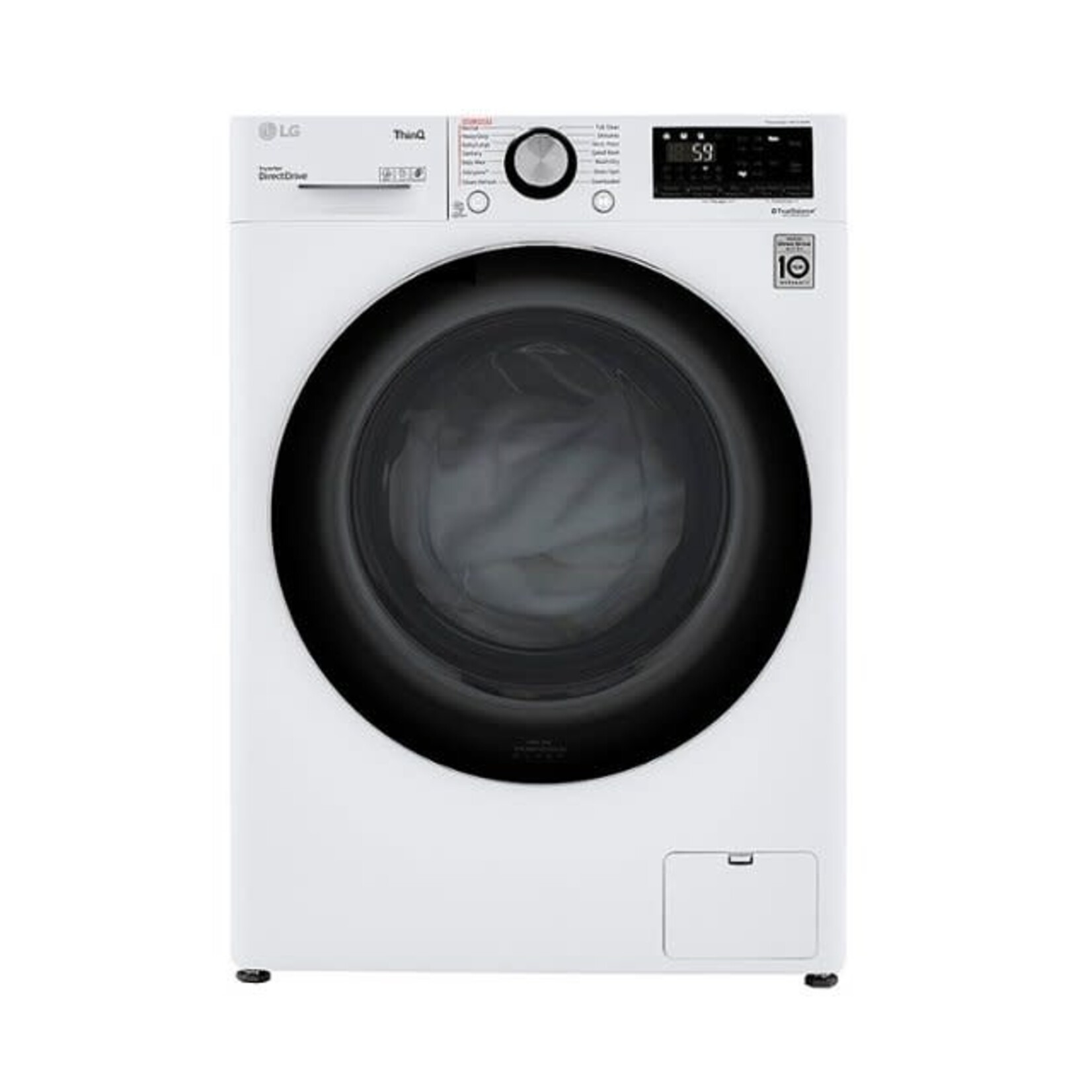 LG Electronics #*WM3555HWA LG 2.4-cu ft Capacity White Ventless All-in-One Washer/Dryer Combo ENERGY STAR