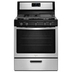 Whirlpool #WFG505M0MS Whirlpool 30 in. 5-Burner Freestanding Gas Range in Stainless Steel