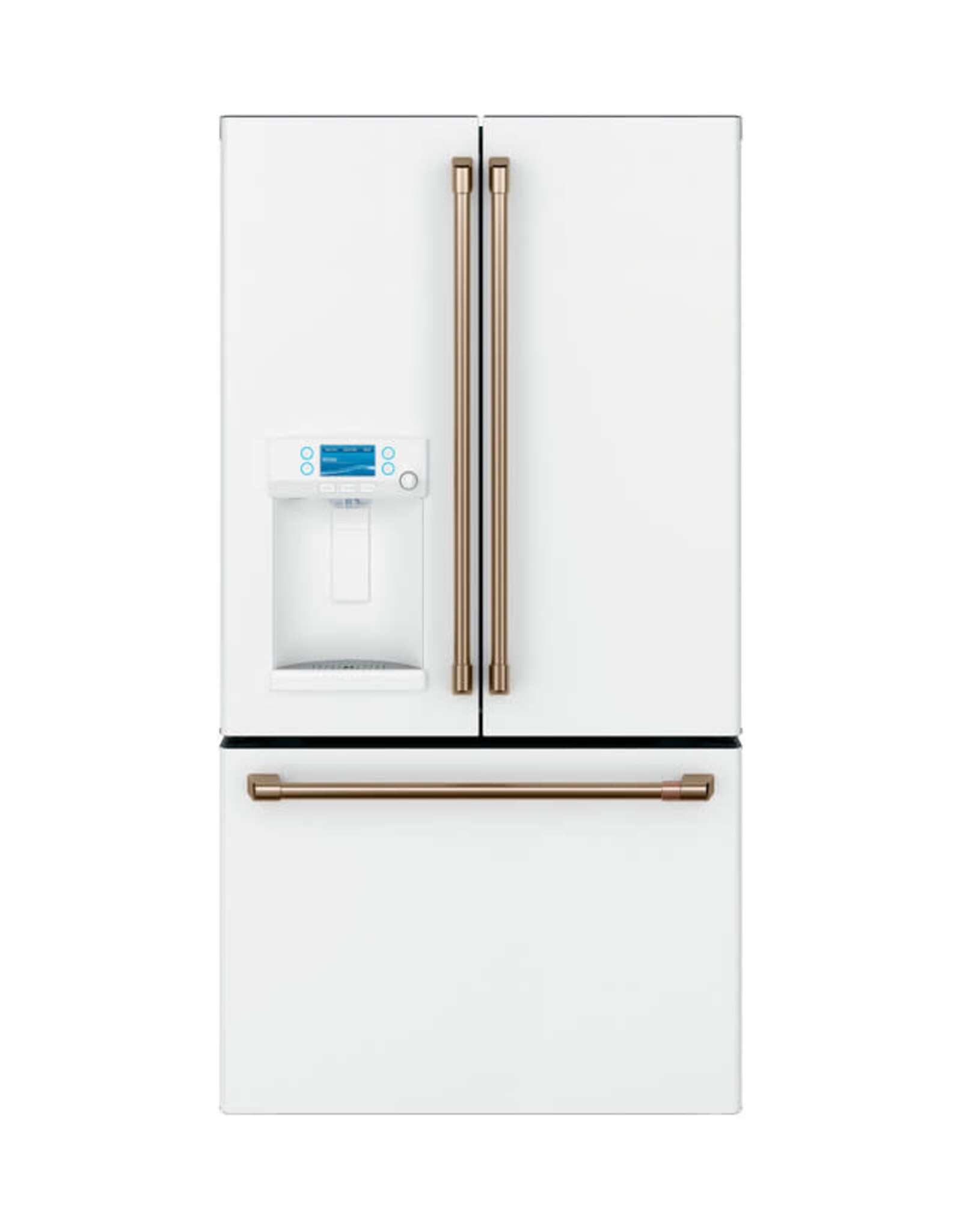 GE Cafe' CYE22TP4MW2 Café™ ENERGY STAR® 22.1 Cu. Ft. Smart Counter-Depth French-Door Refrigerator with Hot Water Dispenser