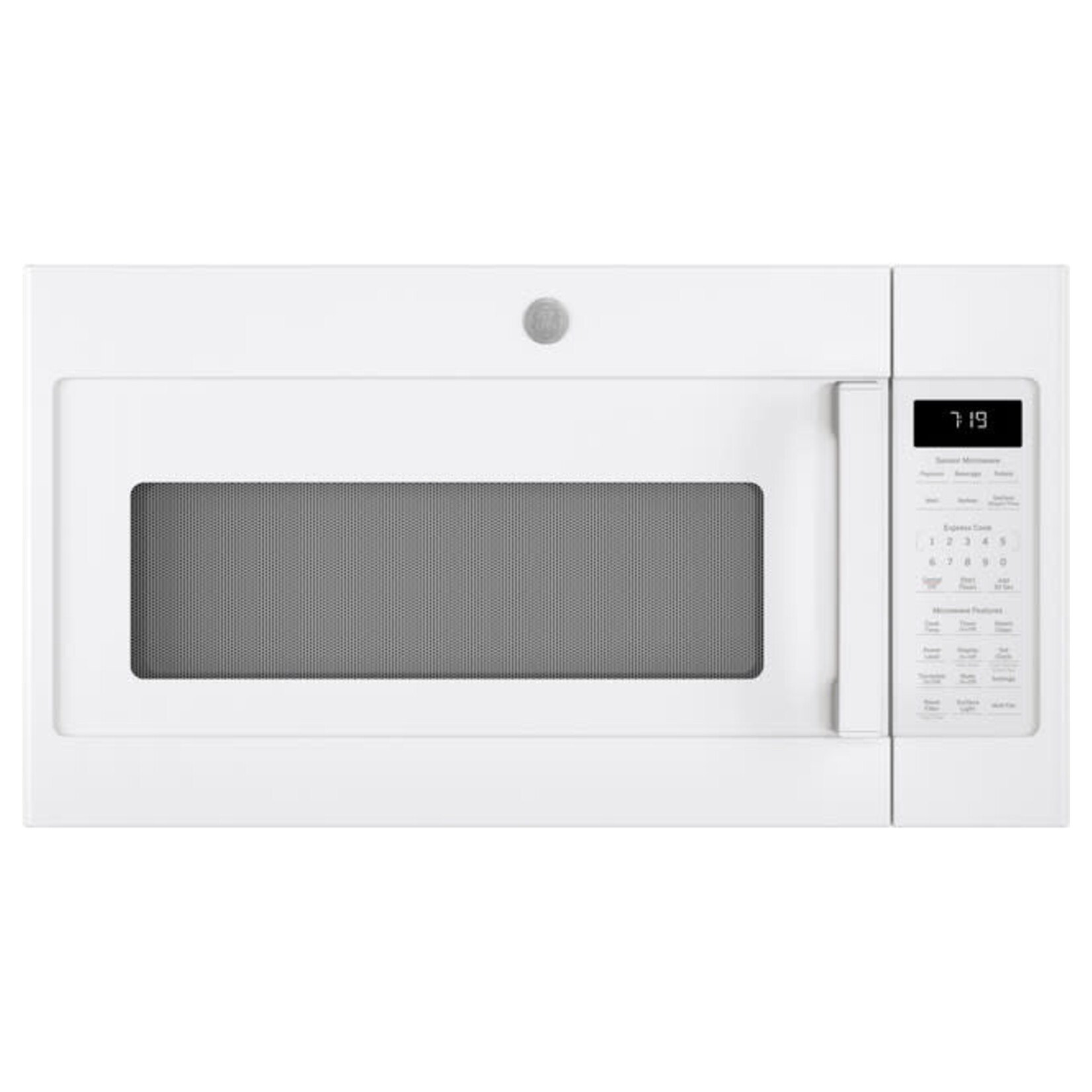 GE #JVM7195DKWW GE® 1.9 cu. ft. Over the Range Microwave with Sensor Cooking in White