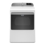 Maytag #*MED6230HW 7.4 cu. ft. 240-Volt Smart Capable White Electric Dryer with Hamper Door and Advanced Moisture Sensing