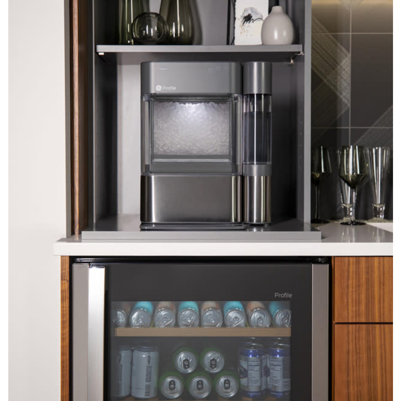 GE Profile #*XPIO43SCSS GE Profile™ Opal™ 2.0 Nugget Ice Maker + Side Tank + 4 Opal Filters