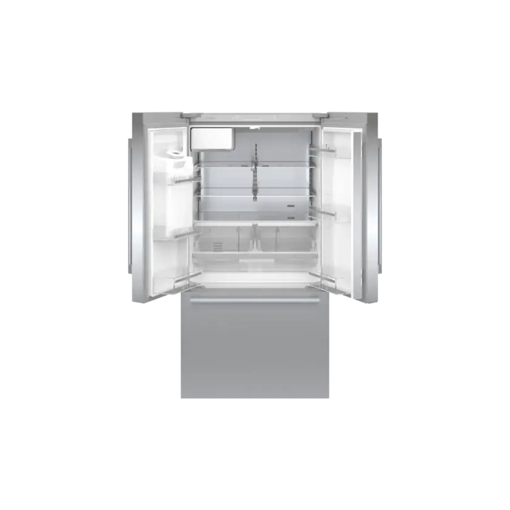 BOSCH #Bosch 500 Series 26-cu ft Smart French Door Refrigerator with Ice Maker (Stainless Steel) ENERGY STAR