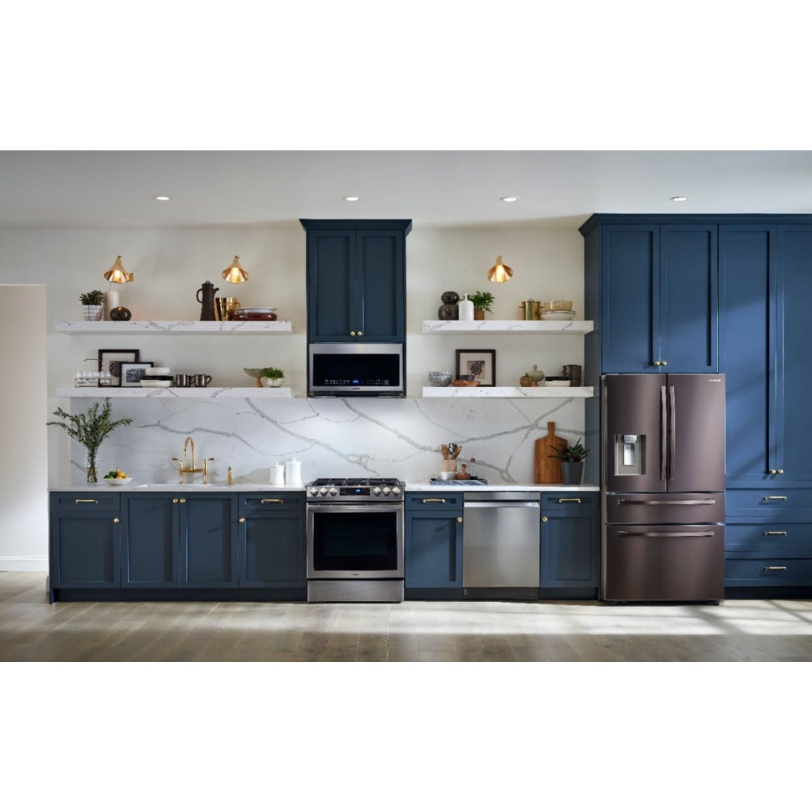 SAMSUNG #DW80R9950US  Samsung 24 in. Top Control Tall Tub Linear Wash Dishwasher in Fingerprint Resistant Stainless, 3rd Rack, AutoRelease, 39 dBA
